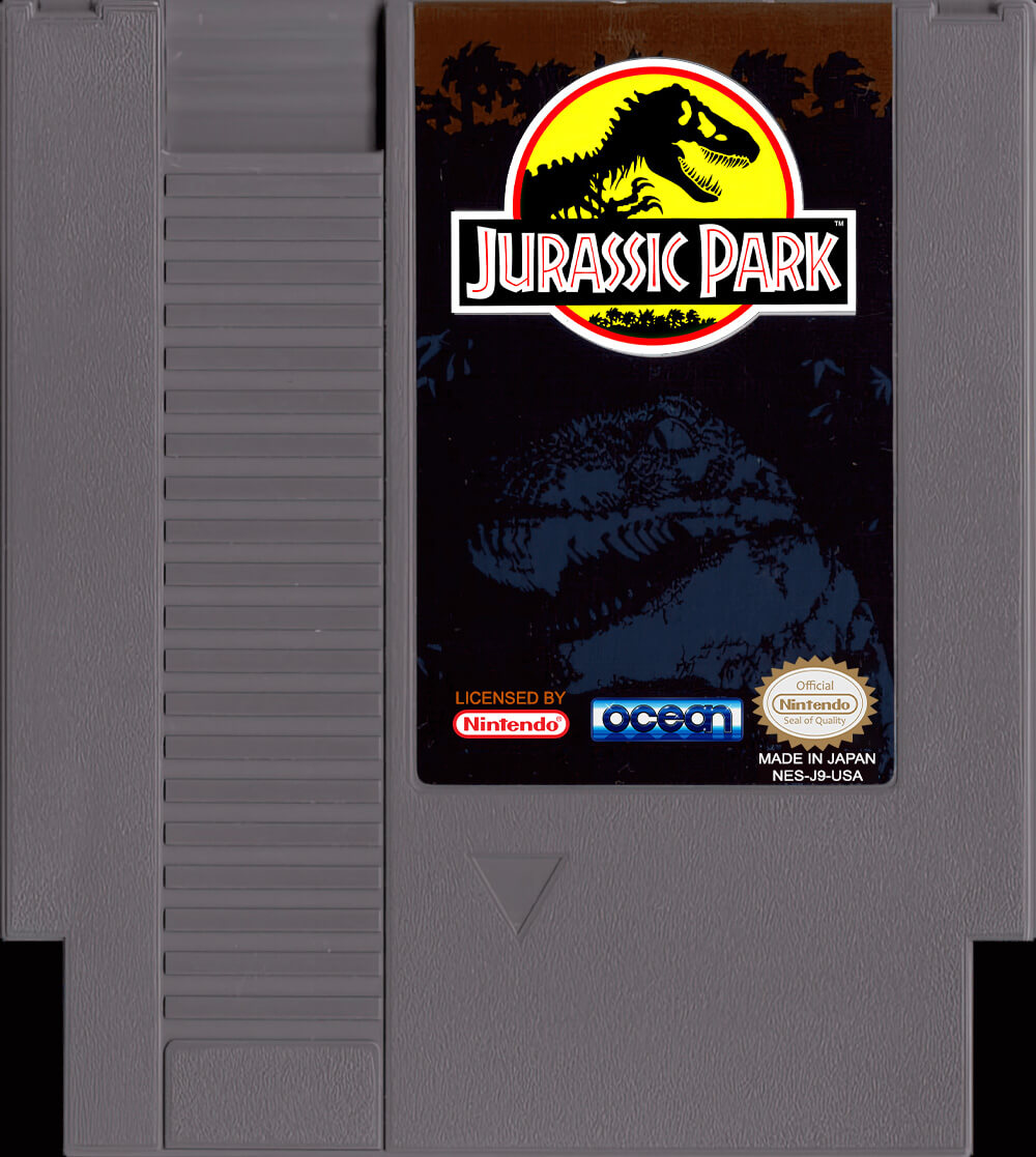 Лицензионный картридж Jurassic Park для NES